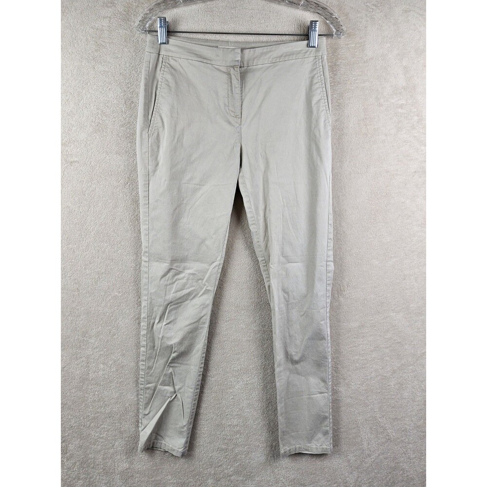 Eileen Fisher Women's Organic Cotton Blend Slim Chino Pants Size 0